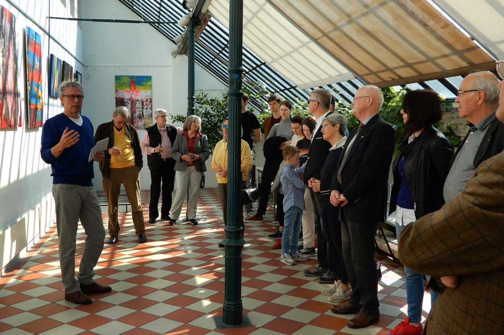 Eröffnung der Ausstellung von Werner Tolksdorf Eröffnung der Ausstellung von Werner Tolksdorf